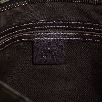 Gucci GG Plus Monogram Large Flat Messenger Bag Beige Brown 6 of 8