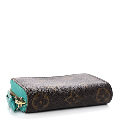Louis Vuitton Monogram Zippy Multicartes Turquoise 4 of 9