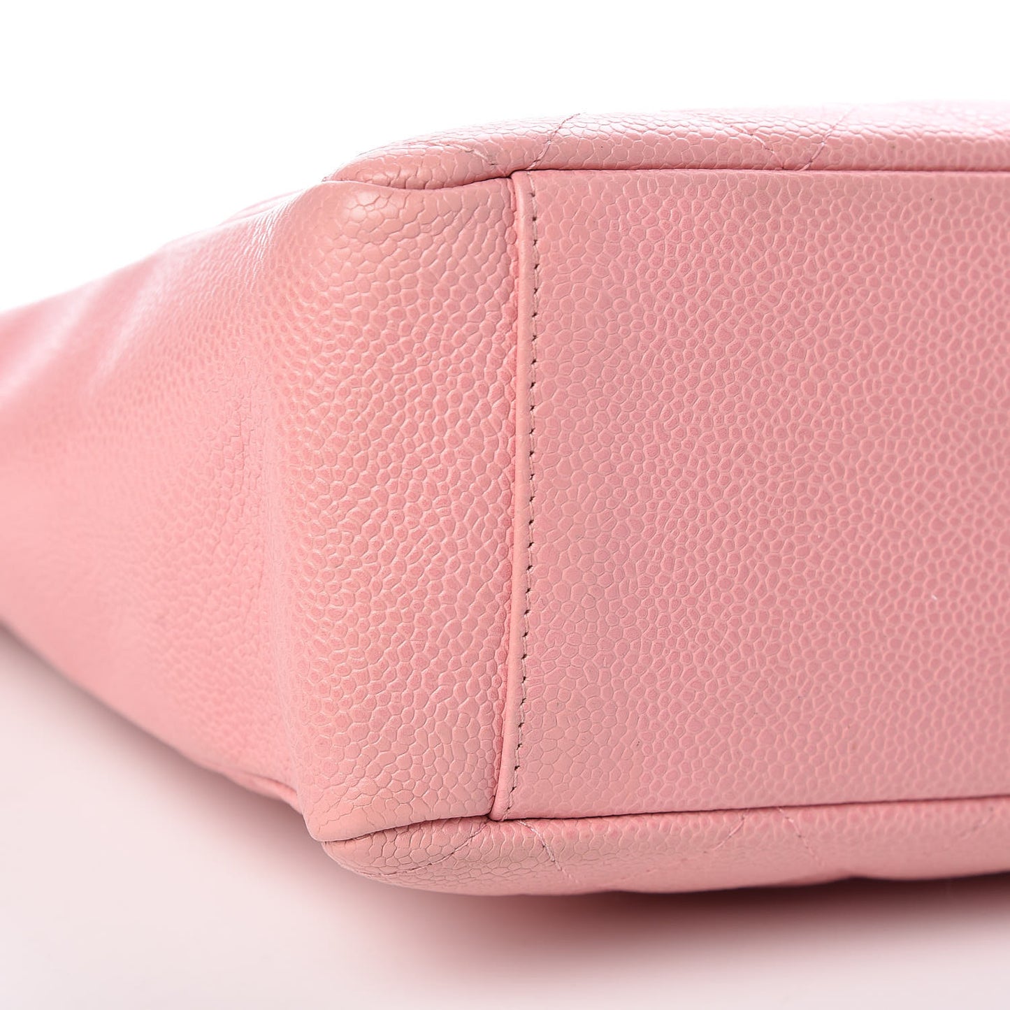Caviar Quilted Petit Shopping Tote PST Pink