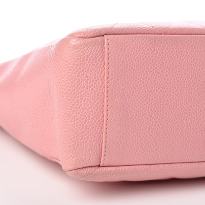 Chanel Caviar Quilted Petit Shopping Tote PST Pink 8 of 17