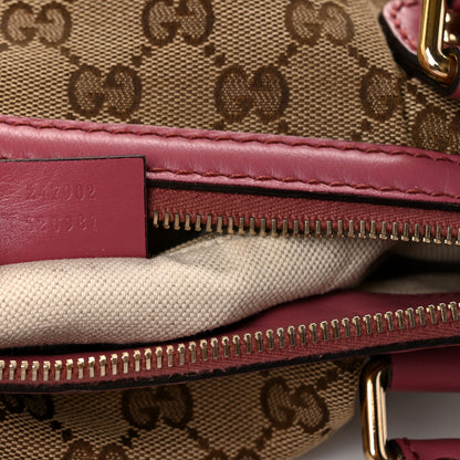 Gucci Monogram Medium Sukey Top Handle Peonia Flower 7 of 10