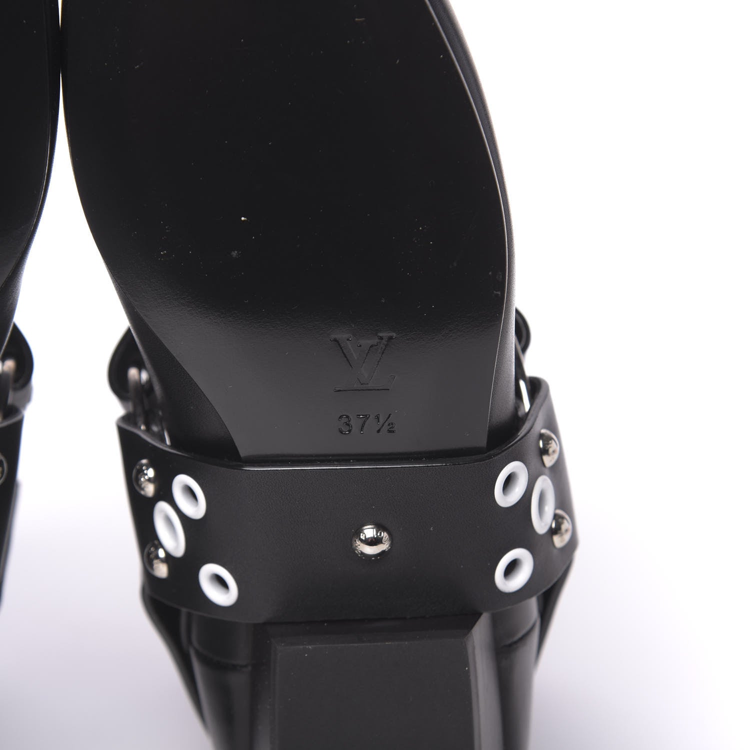 Louis Vuitton Calfskin Rhapsody Ankle Boots 37.5 Black 6 of 8