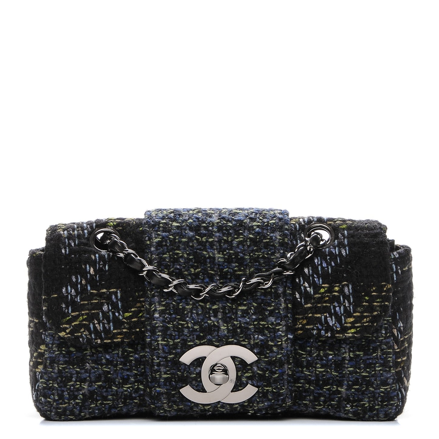 Tweed Small Fantasy Flap Black