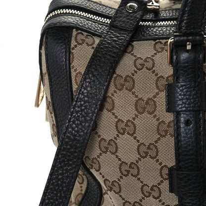 Gucci Monogram Cellarius Calfskin Large Boston Beige Ebony Black 13 of 13