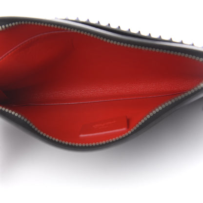 Christian Louboutin Calfskin Studded Skypouch Crossbody Clutch Marine 5 of 13