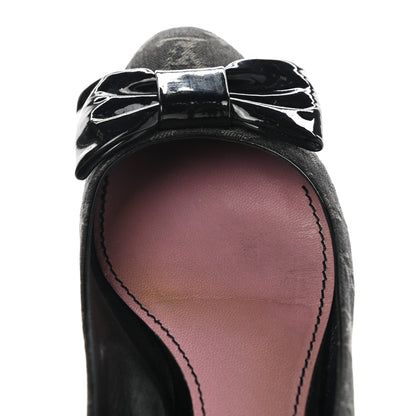 Louis Vuitton Denim Monogram Ballerina Flats 36.5 Black 11 of 12
