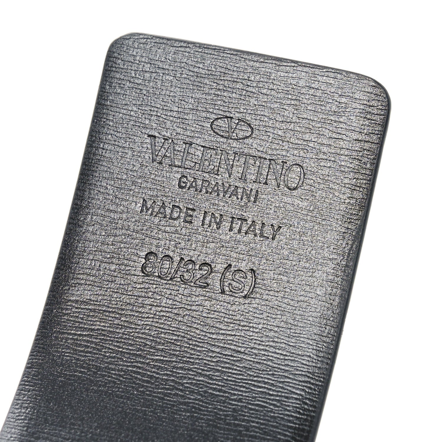 Valentino Garavani Glossy Calfskin VLogo Reversible 40mm Belt 80 32 Saddle Brown Black 3 of 5