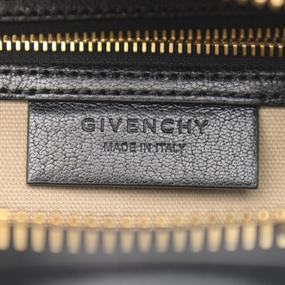 Givenchy Calfskin Suede Leopard Print Small Antigona Black 6 of 10
