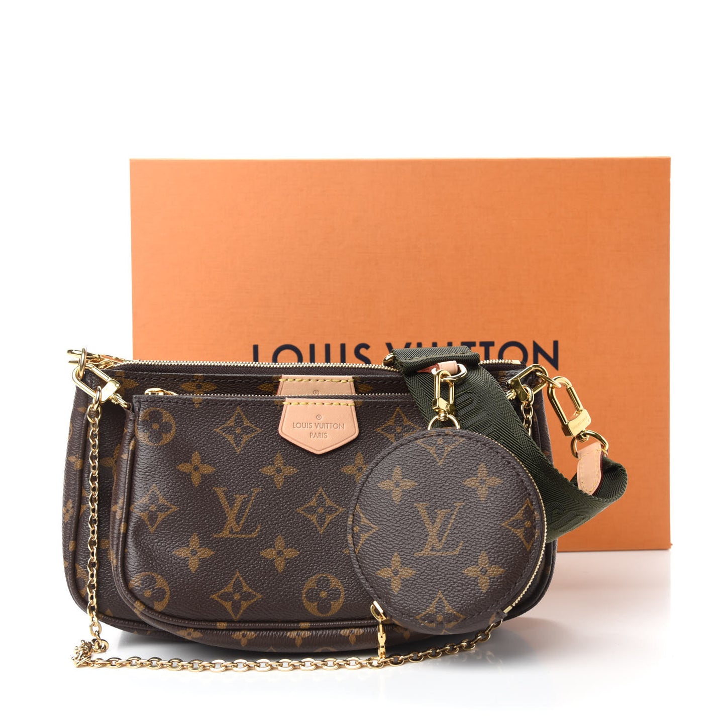 Monogram Multi Pochette Accessories Kaki