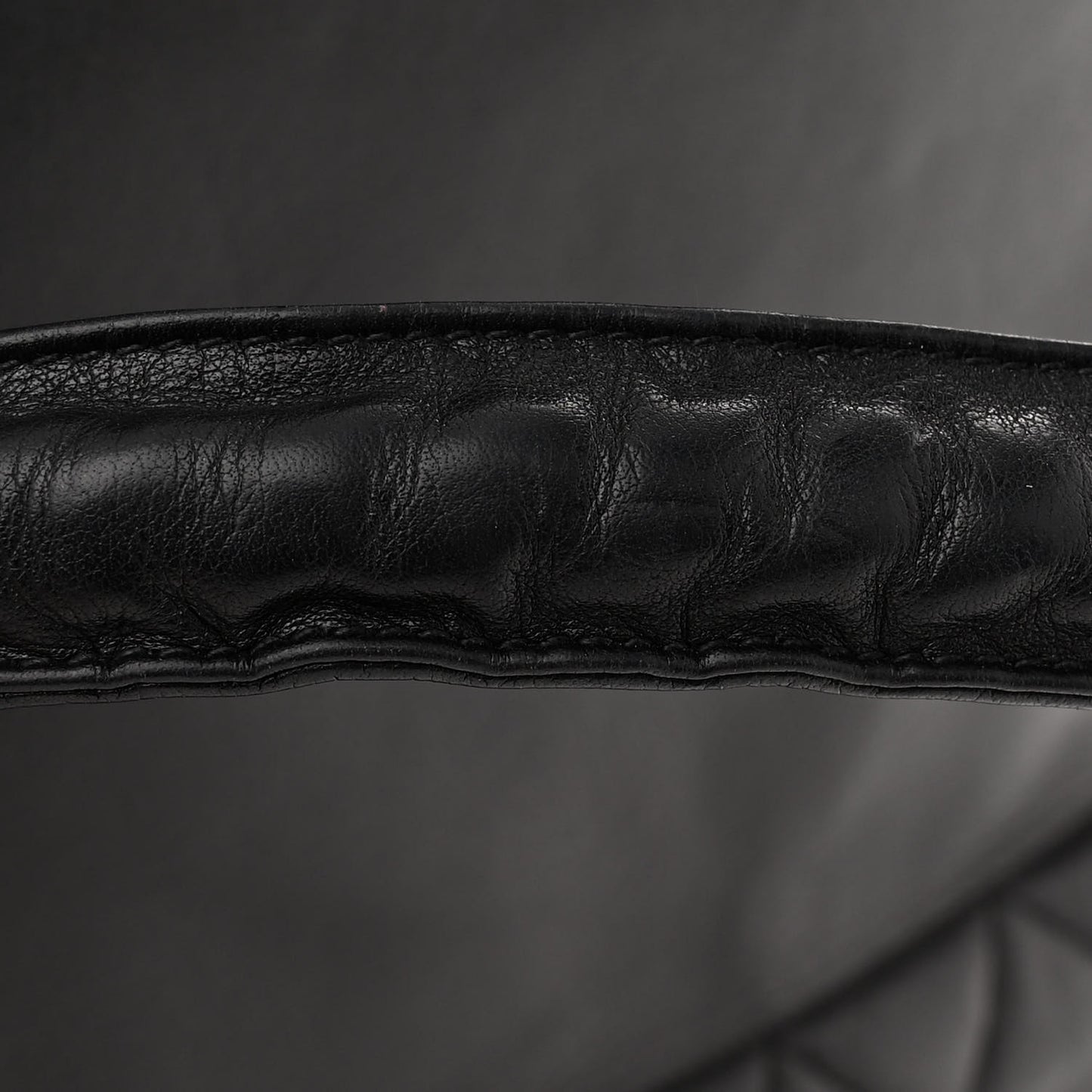 Lambskin Quilted CC Shopping Tote Black