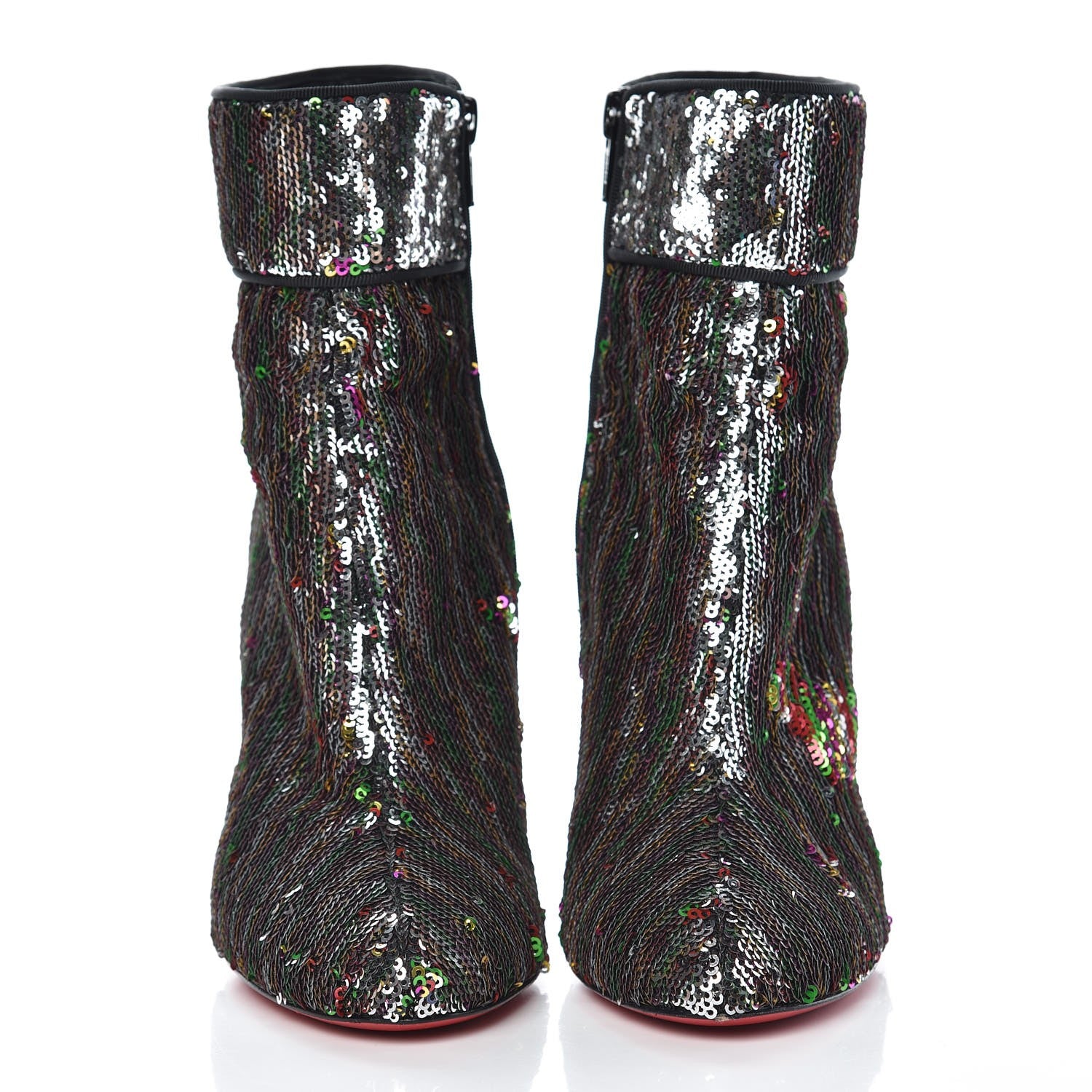 Christian Louboutin Paillettes Moulamax Booties 35.5 Multicolor 5 of 16