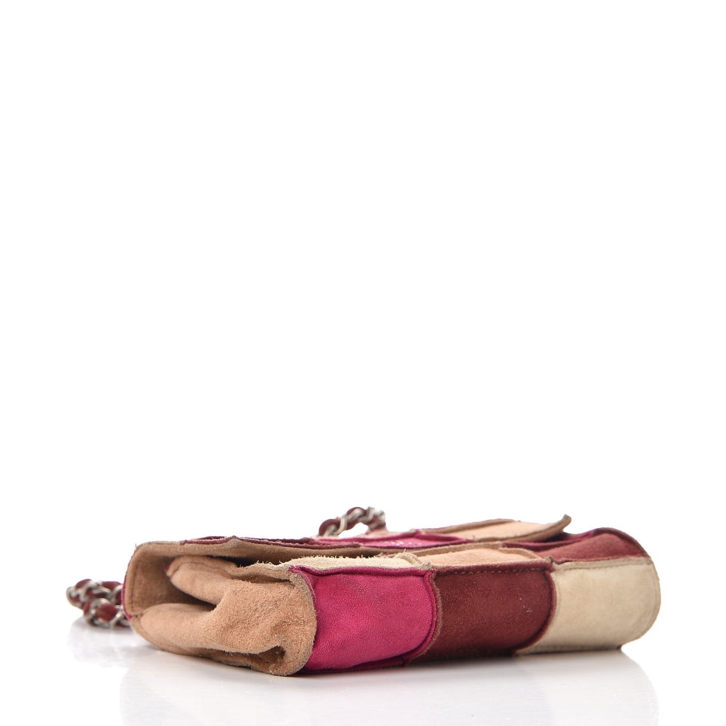 Suede Patchwork Mini Flap Multicolor