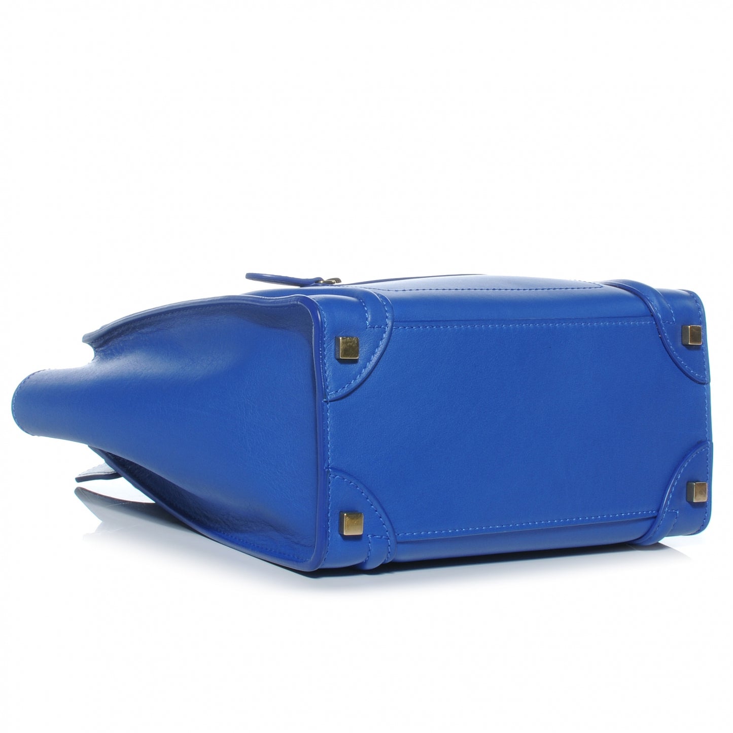 Smooth Calfskin Micro Luggage Royal Blue