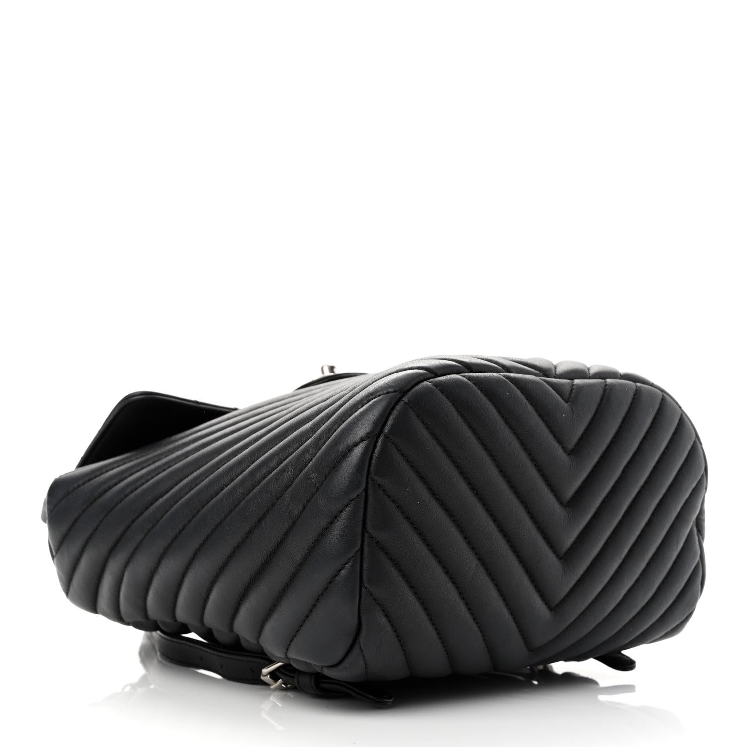 Chanel Calfskin Chevron Quilted Small Urban Spirit Backpack Black 4 of 10