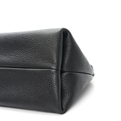 Gucci Grained Calfskin Softbit Medium Shoulder Bag Black 9 of 9