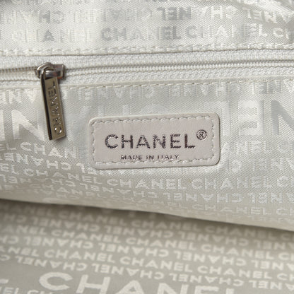 Chanel Lambskin Contrast Stitch Shoulder Bag Black 8 of 11