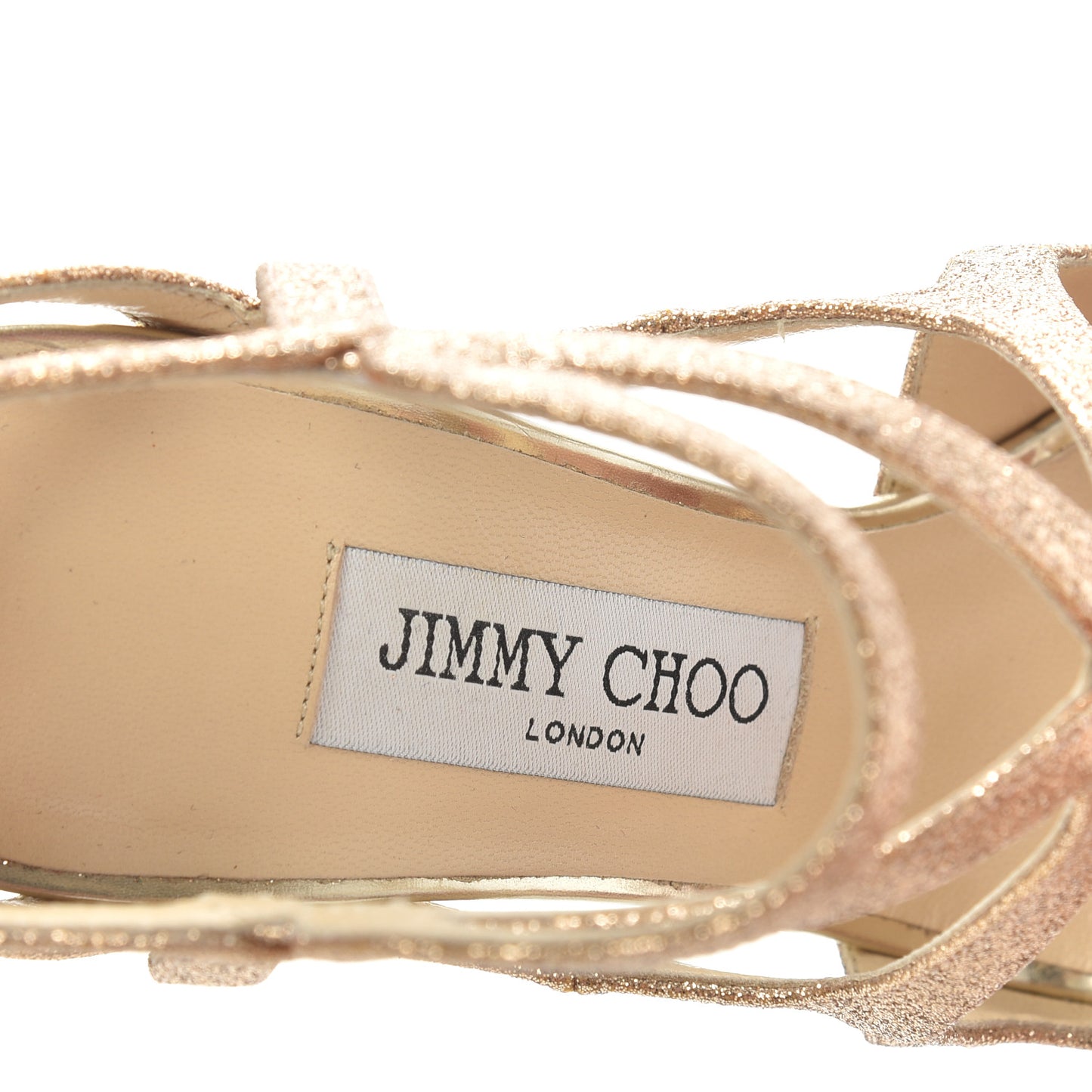 Glitter Leslie 100 Sandals 36 Gold