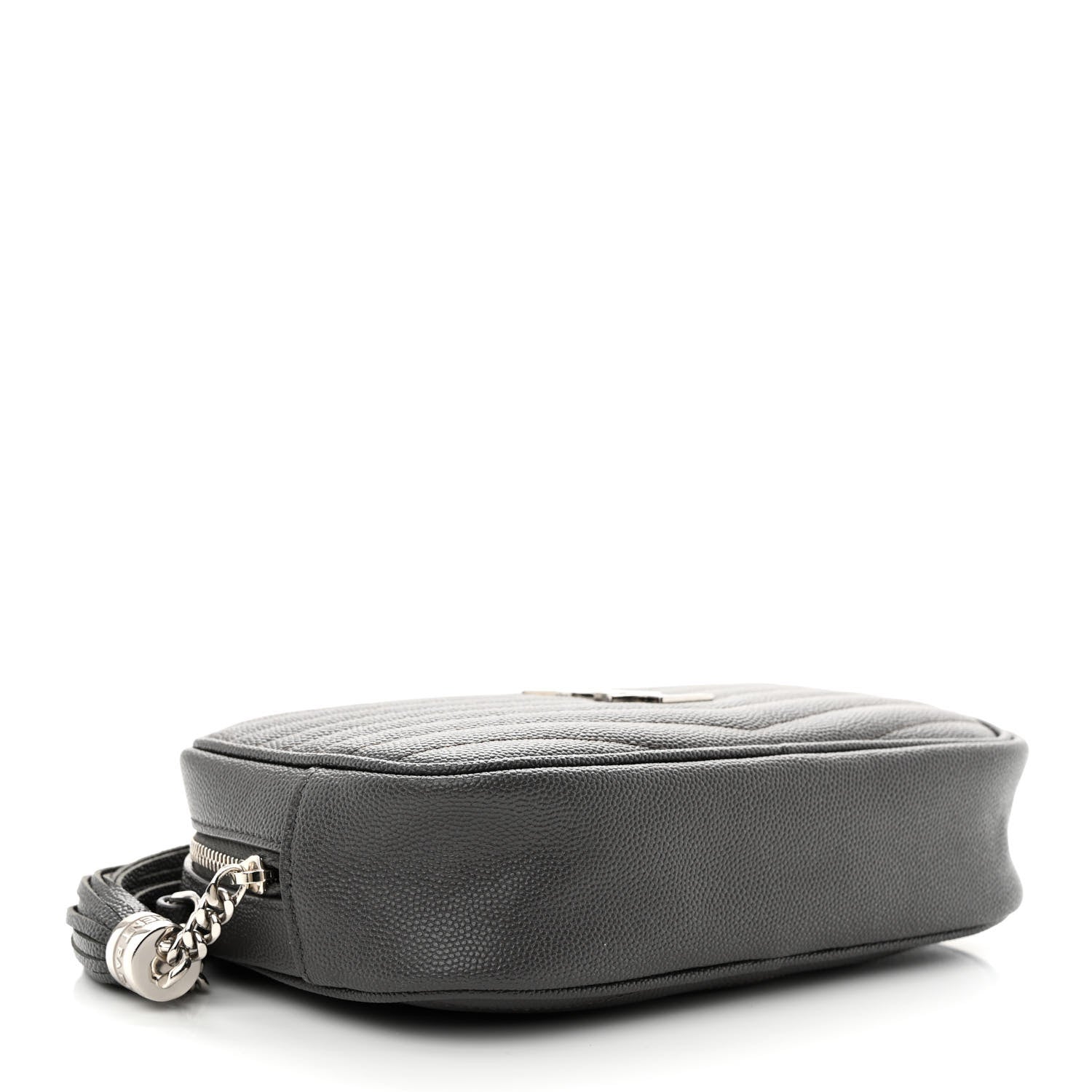 Saint Laurent Grain De Poudre Matelasse Monogram Mini Lou Camera Bag Storm 4 of 10