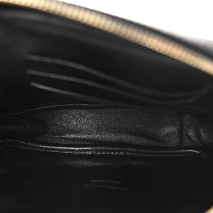 Saint Laurent Grain De Poudre Matelasse Monogram Mini Lou Camera Bag Black 9 of 19