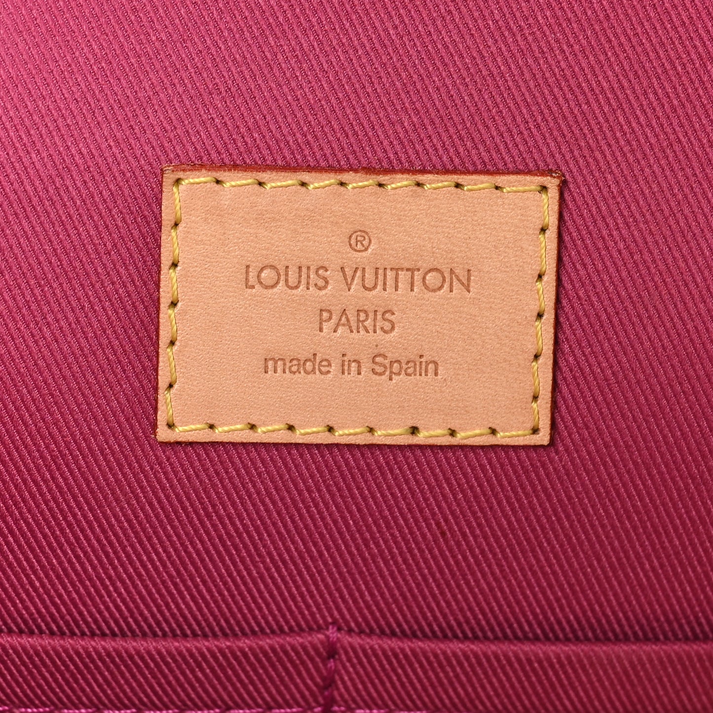 Monogram Cluny BB Bordeaux Fuchsia