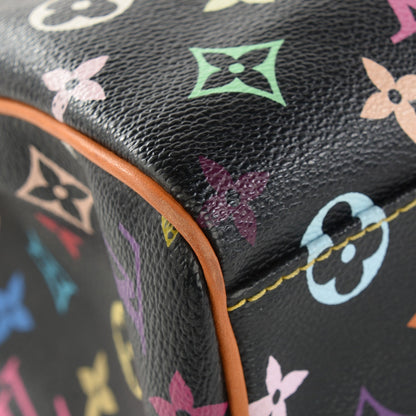 Louis Vuitton Monogram Multicolor Aurelia MM Black 2 of 12