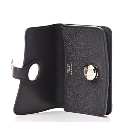 Hermes Togo Dogon Card Case Black 6 of 9