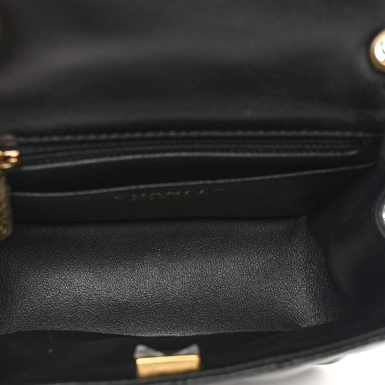 Chanel Lambskin Quilted Mini Square Flap Black 5 of 10