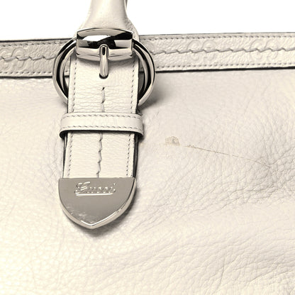 Gucci Calfskin Guccissima Large Signoria Tote Off White 13 of 13