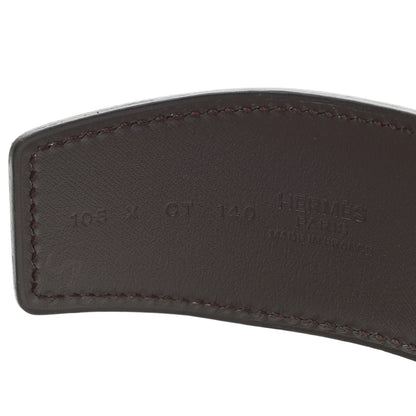 Hermes Epsom 42mm Constance H Belt 105 Black Havane 6 of 6