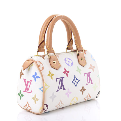 Louis Vuitton Monogram Multicolor Mini Sac HL Speedy White 3 of 9