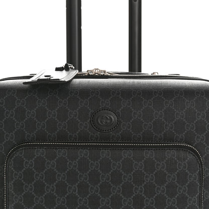 Gucci GG Supreme Monogram Calfskin Carry On Trolley Black 7 of 11