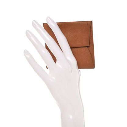 Hermes Epsom Bastia Coin Purse Gold 2 of 9