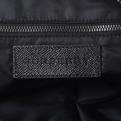 Burberry Nylon Jacquard Beat Check Sundorine Messenger Bag Black 6 of 8