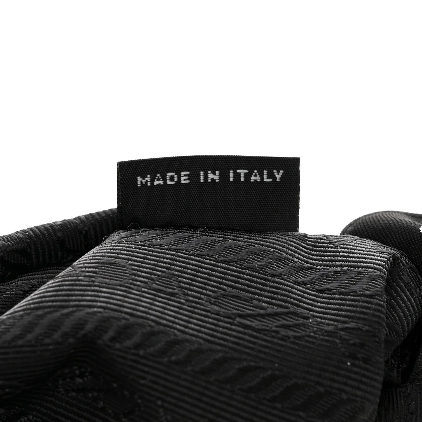 Tessuto Nylon Saffiano Mini Re-Edition 2005 Bag Black