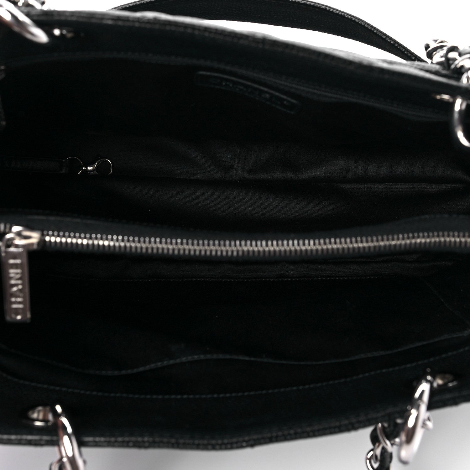 Chanel Caviar Quilted Grand Shopping Tote GST Black 5 of 8
