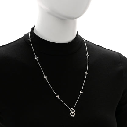 Tiffany Sterling Silver Heart Lariat Necklace 2 of 5
