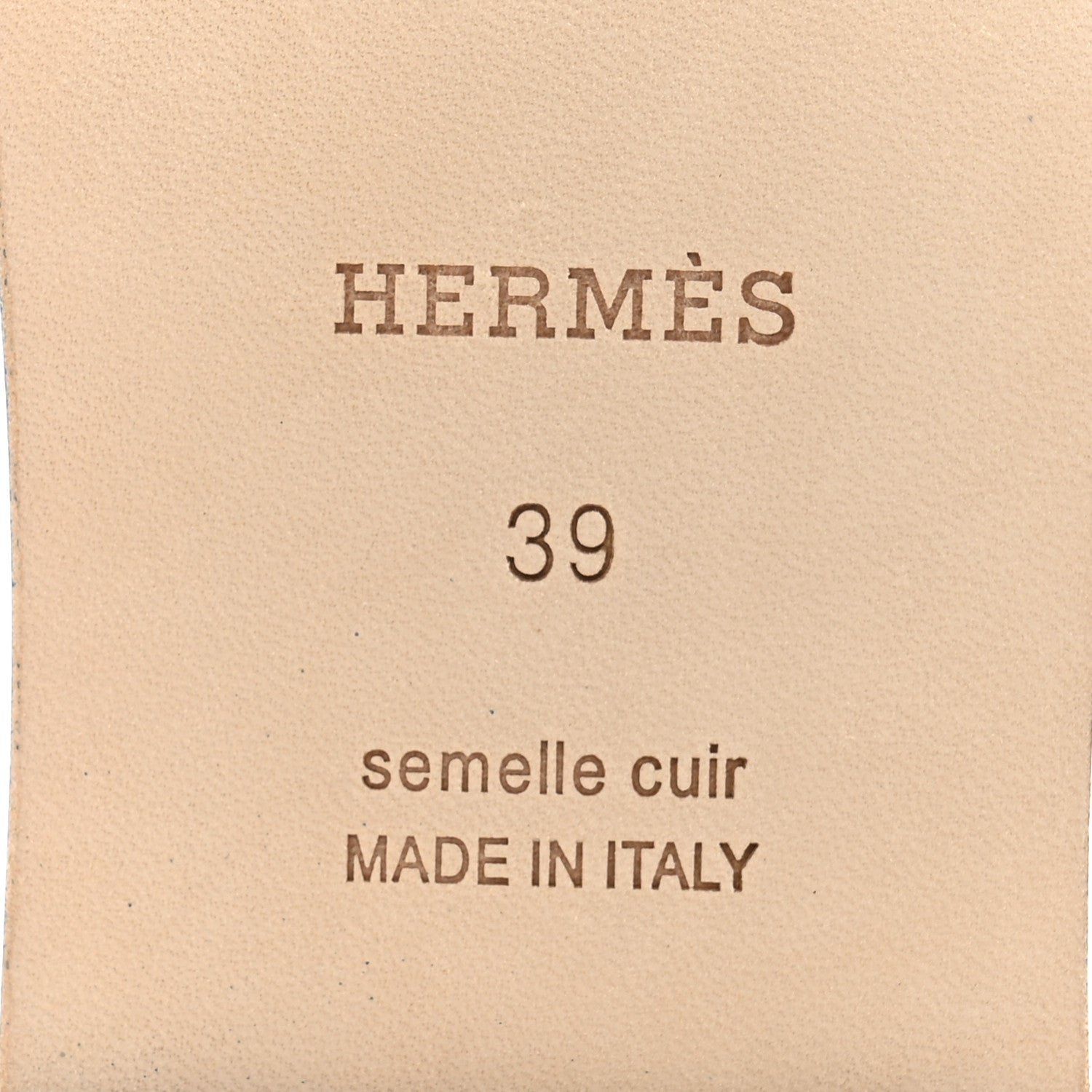 Hermes Epsom Oran Sandals 39 Bleu Bleuet 8 of 11