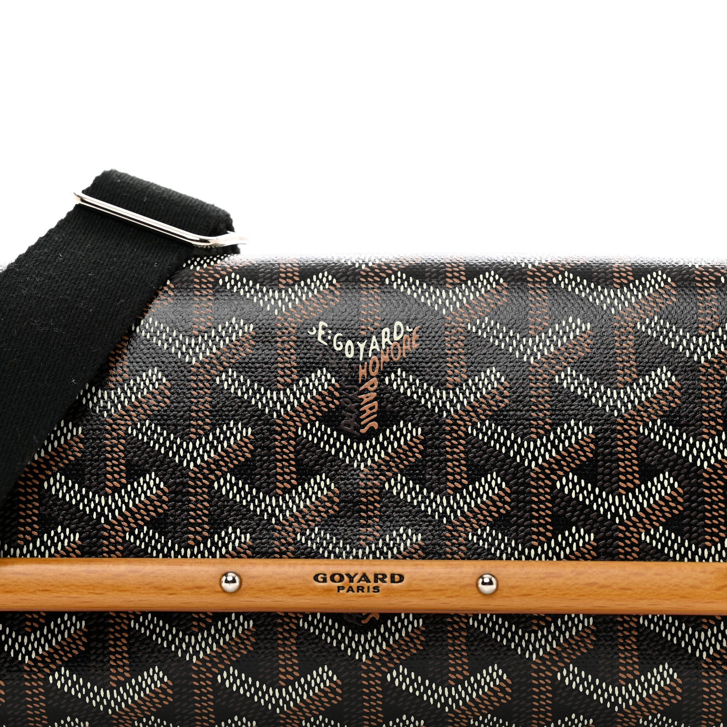 Goyardine Monte Carlo Mini Case Black Gold