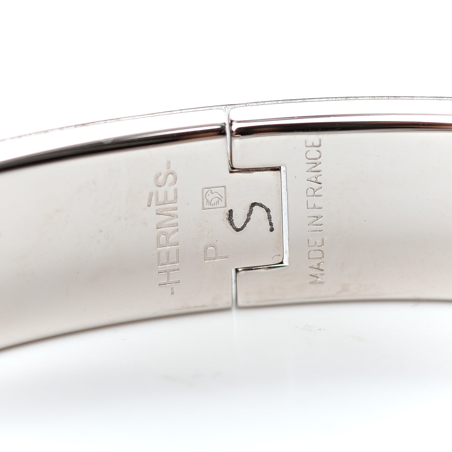 Enamel Narrow Clic Clac H Bracelet PM Bleu Canard