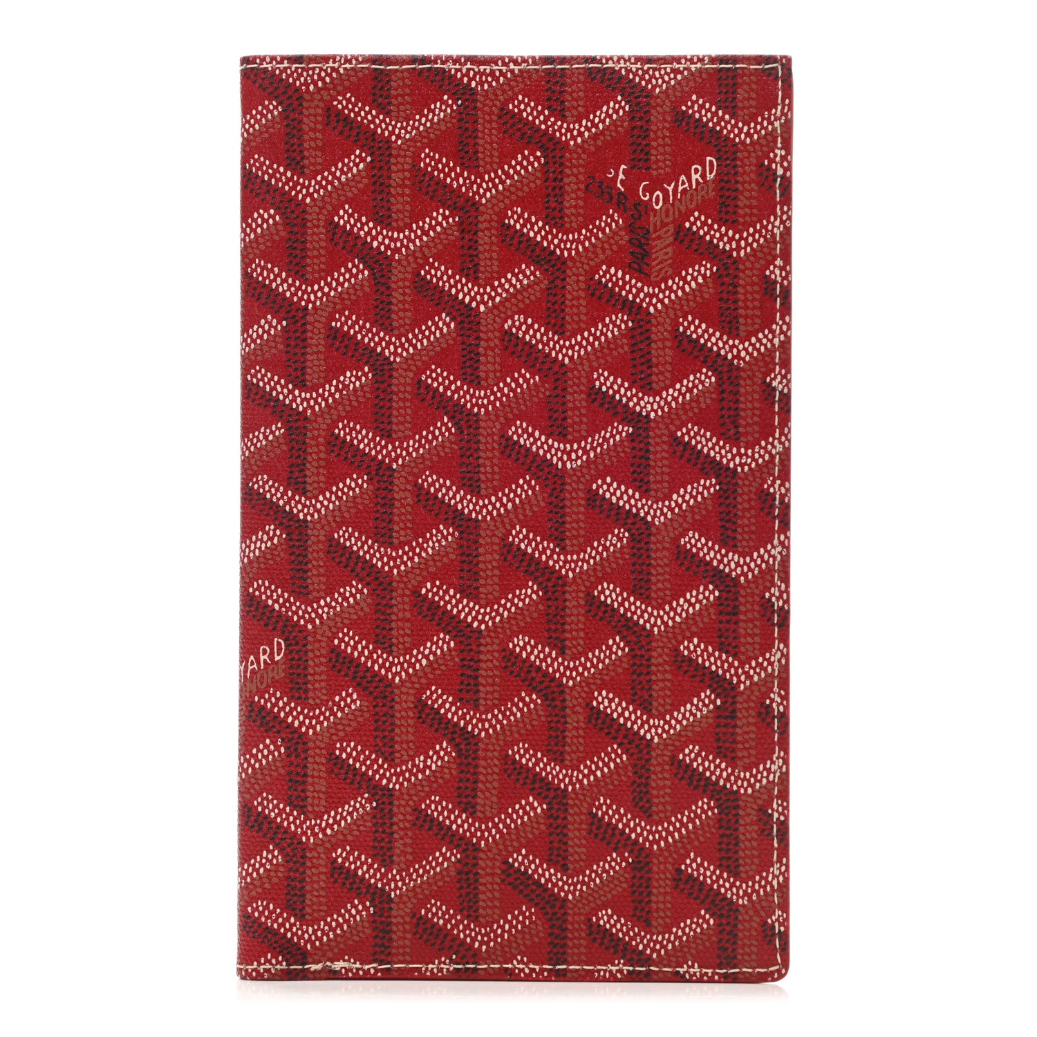 Goyard Goyardine Long Bi-Fold Wallet Red 1 of 7