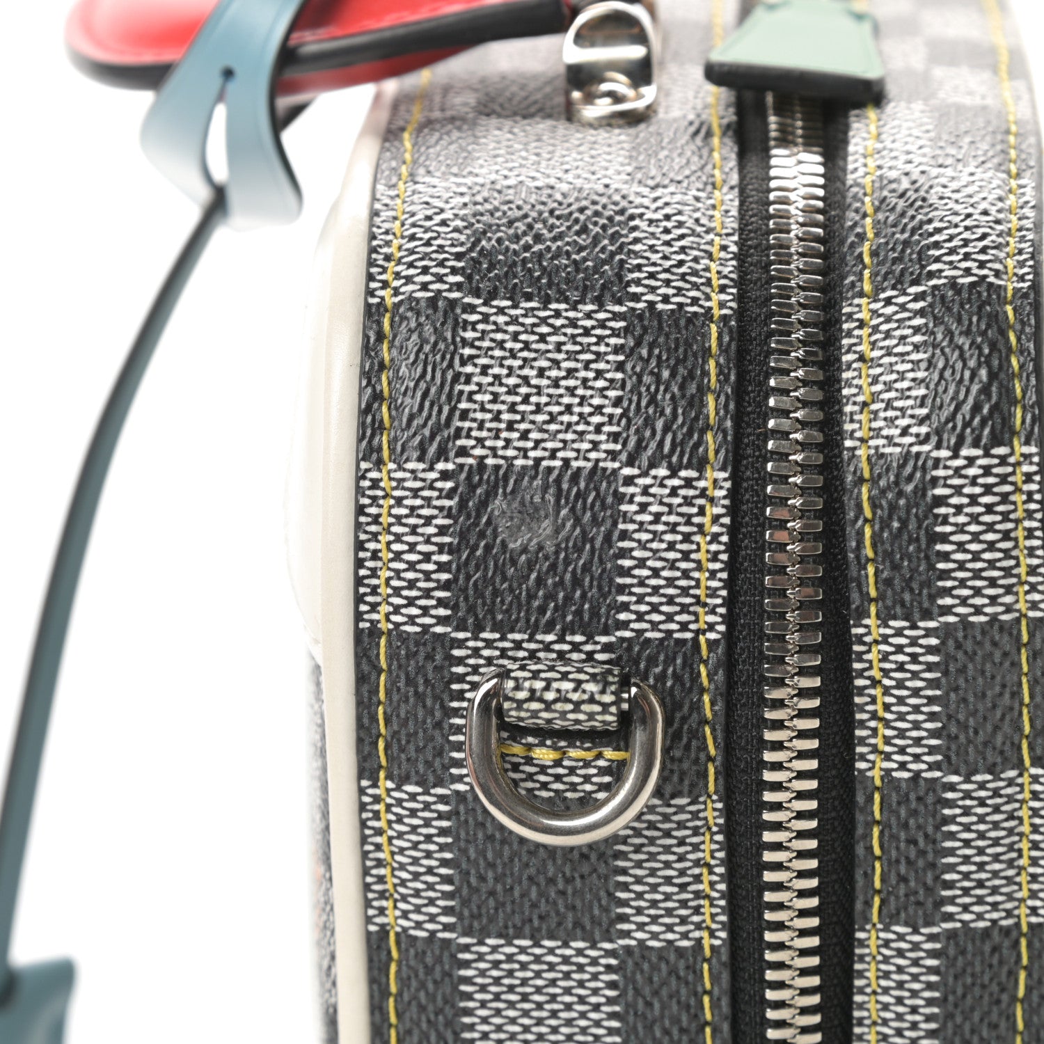 Louis Vuitton Damier Valisette BB Black White 12 of 13