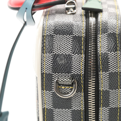 Louis Vuitton Damier Valisette BB Black White 12 of 13