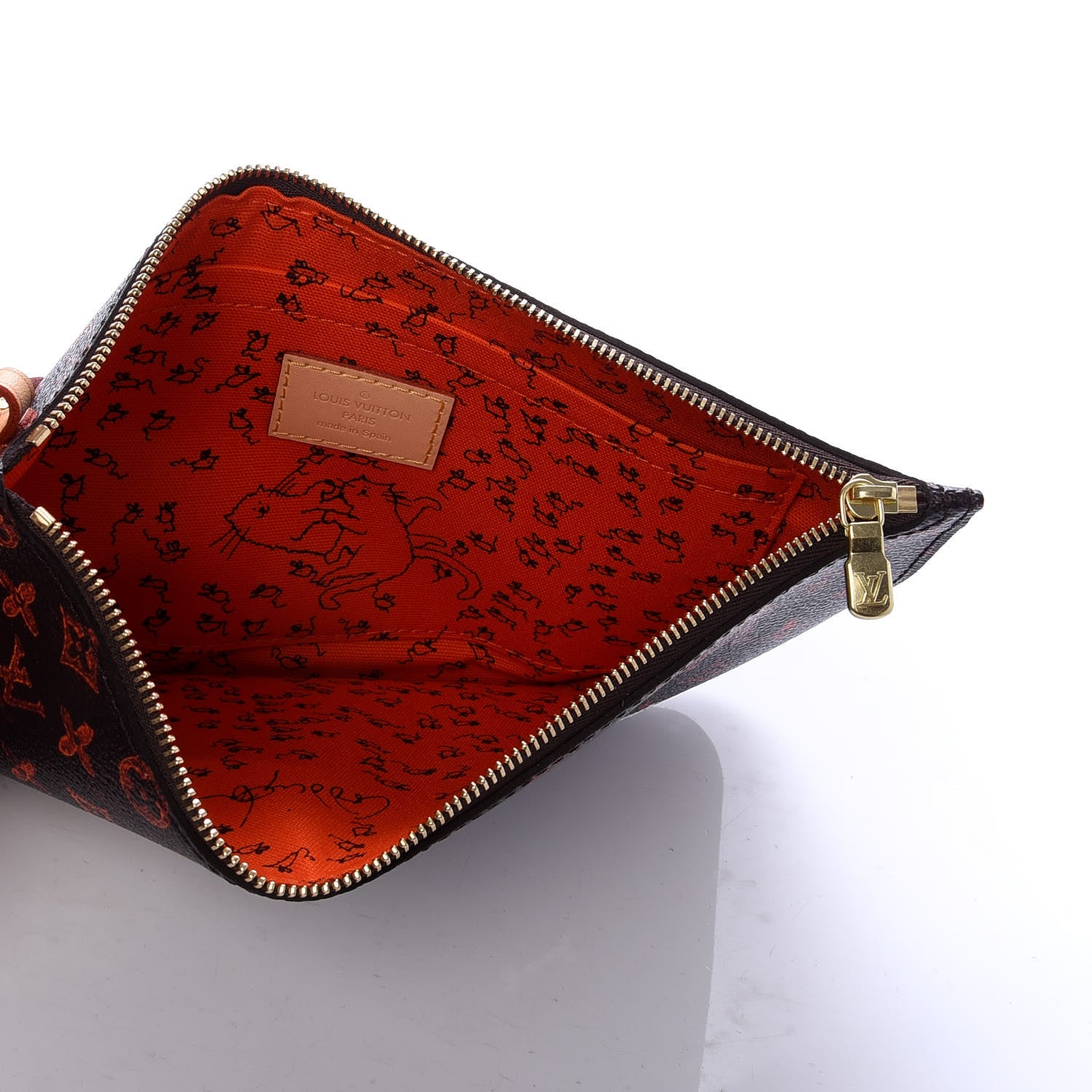 Louis Vuitton Catogram Neverfull MM GM Pochette Marron 5 of 7