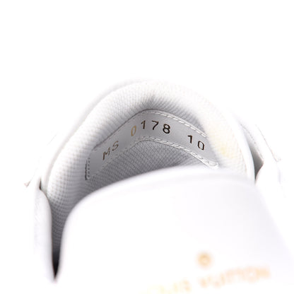 Louis Vuitton Calfskin Luxembourg Sneakers 10 White Bleu 9 of 9