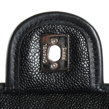 Chanel Caviar Quilted French Riviera Medium Flap Black 9 of 9