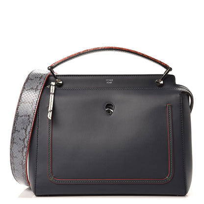 Fendi Vitello Baltico Dolce Elaphe DotCom Satchel Lavagna Ortensia Multicolor 1 of 7