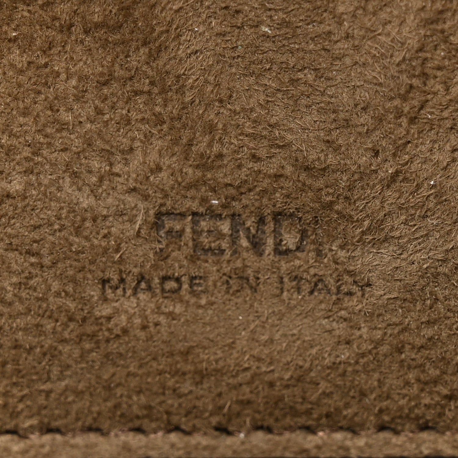 Fendi Fabric Jacquard FF 1974 Phone Baguette Tobacco Moro 6 of 10