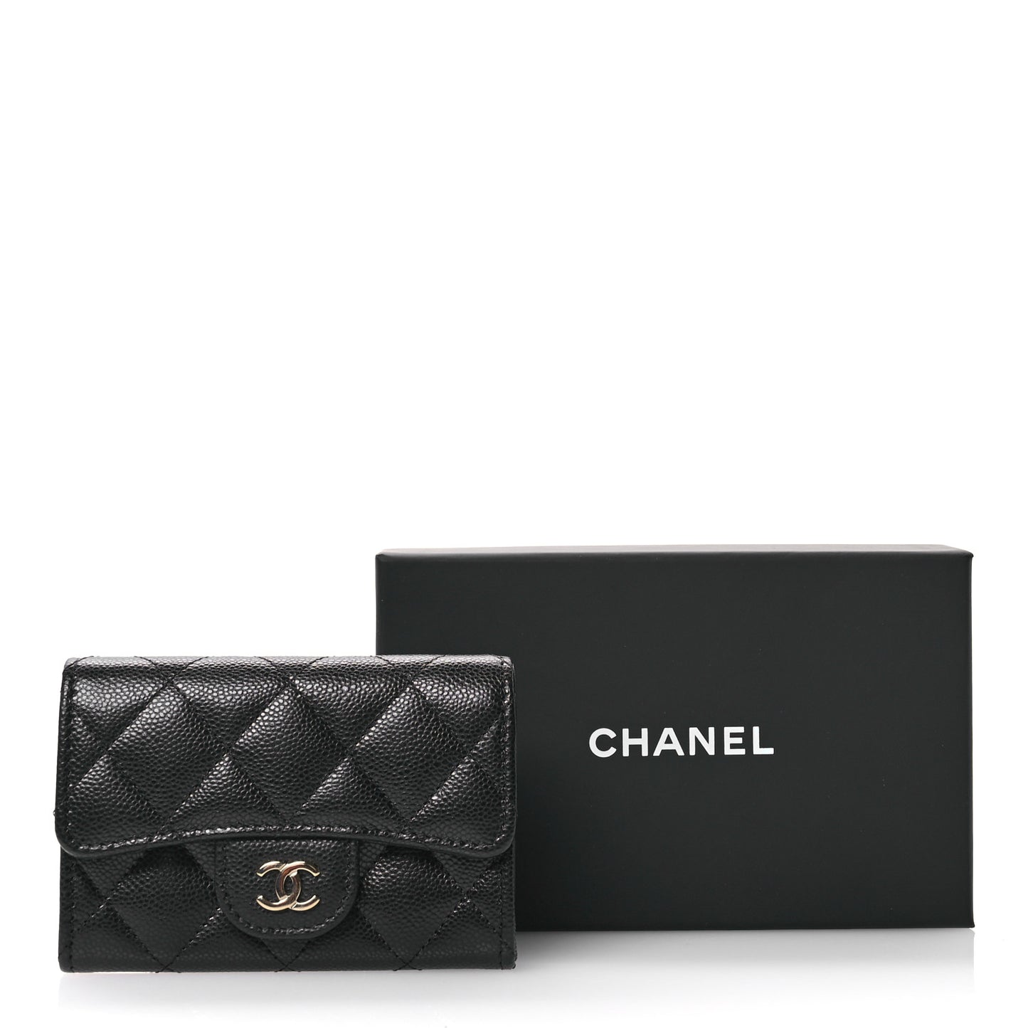 Lambskin Quilted Jewelry Case Black