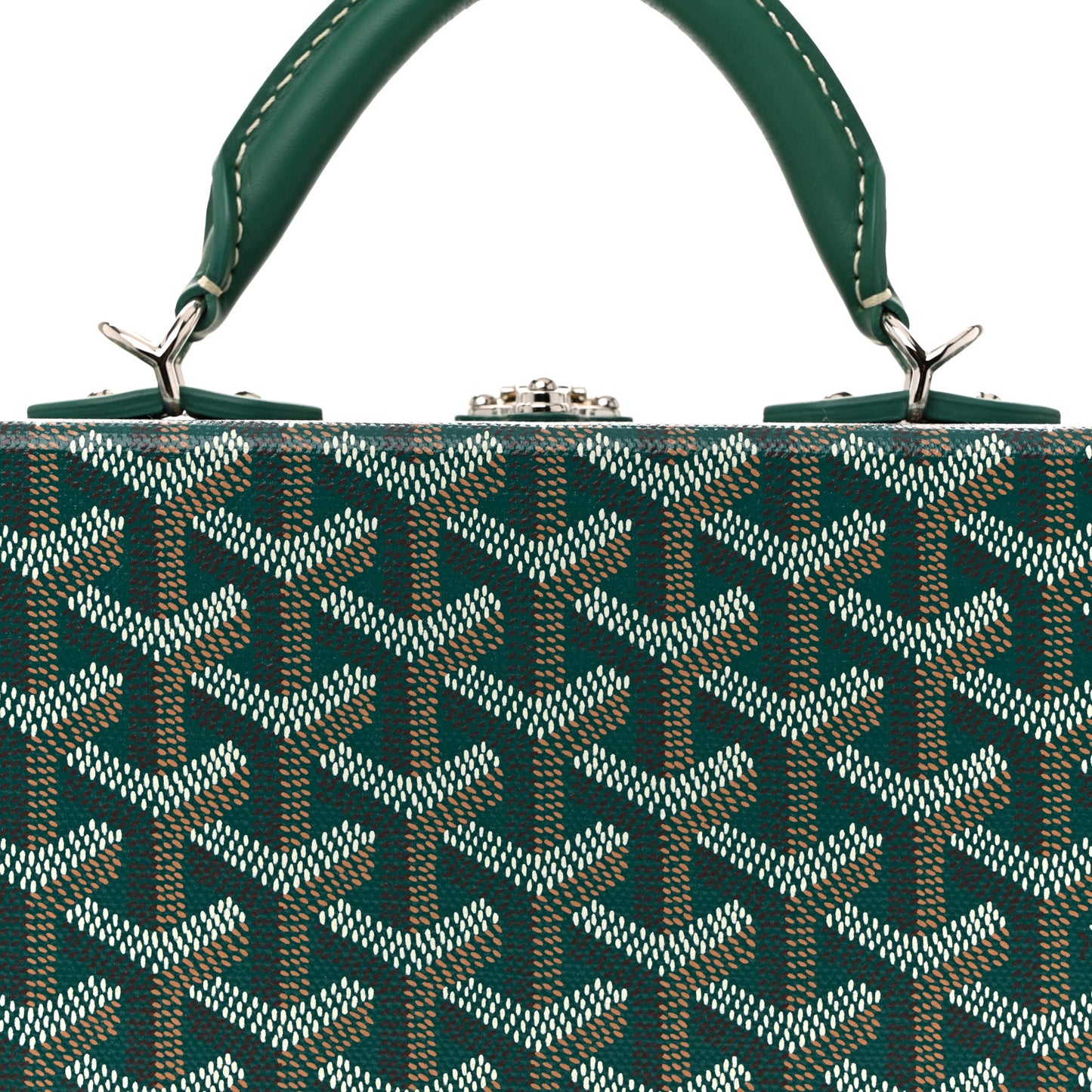 Goyardine Grand Hotel Trunk Bag Green