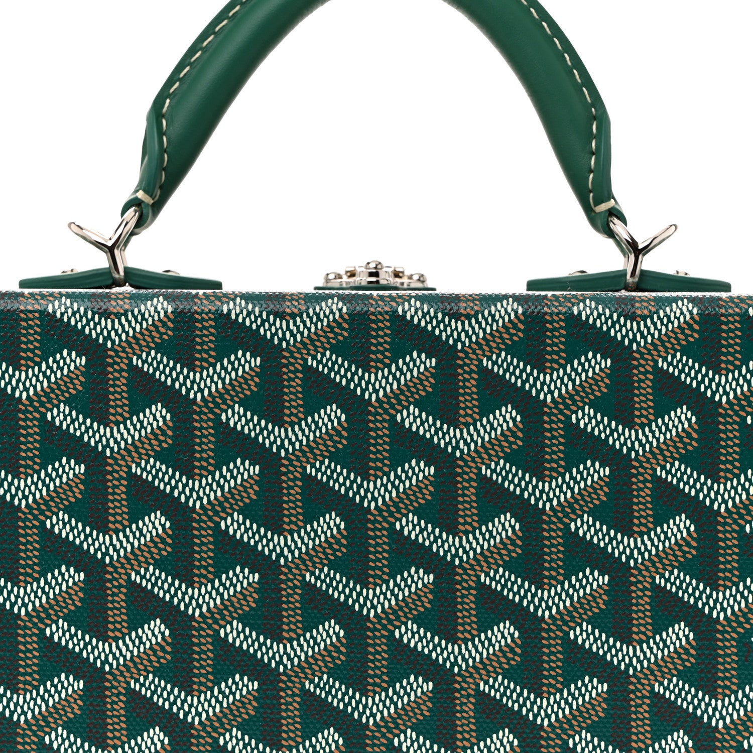 Goyard Goyardine Grand Hotel Trunk Bag Green 9 of 12